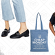 New Look 2 Pack Leggings, $14 | Truffle Snaffle Loafer, $32 | Cheap Monday Denim Shopper Bag, $24 | Elvi Plus Embellished Top, $27